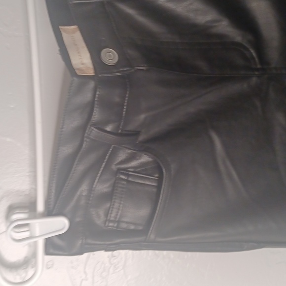 Altar'd State black faux leather pants - Picture 3 of 7